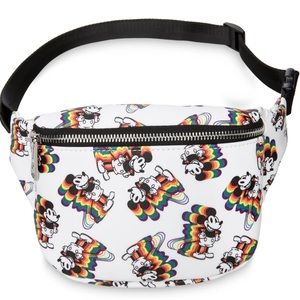 BRAND NEW Loungefly Mickey Mouse Rainbow Fanny pack